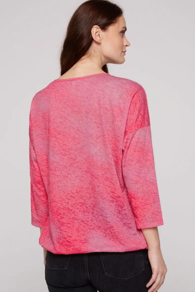 Store CAMP DAVID & SOCCX Ausbrenner-Shirt mit Artwork pinky red pinkyred