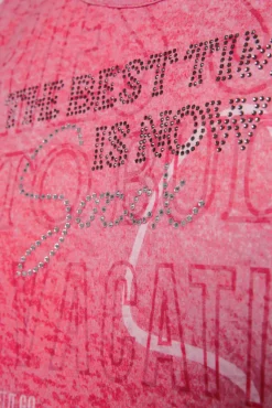 Store CAMP DAVID & SOCCX Ausbrenner-Shirt mit Artwork pinky red pinkyred