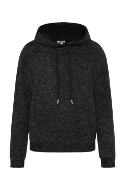 New CAMP DAVID & SOCCX Basic Hoodie aus Flauschstrick black