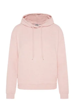 Outlet CAMP DAVID & SOCCX Basic Hoodie aus Flauschstrick rose blush roseblush