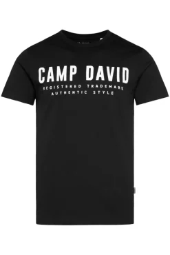 Store CAMP DAVID & SOCCX Basic Logo T-Shirt black