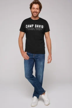 Store CAMP DAVID & SOCCX Basic Logo T-Shirt black