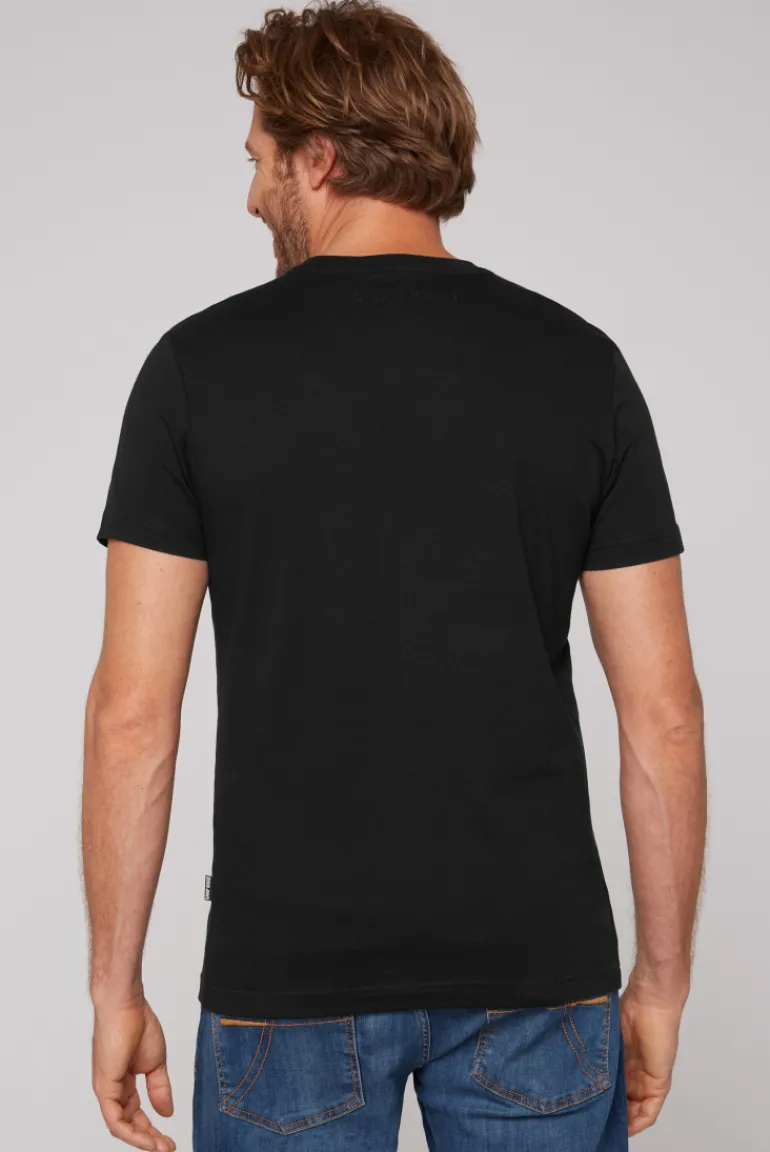 Store CAMP DAVID & SOCCX Basic Logo T-Shirt black