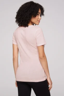 Best Sale CAMP DAVID & SOCCX Basic Logo T-Shirt Oil Dyed rose blush roseblush