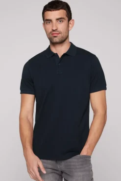 Hot CAMP DAVID & SOCCX Basic Pikee-Polo mit Trikotkragen blue navy bluenavy