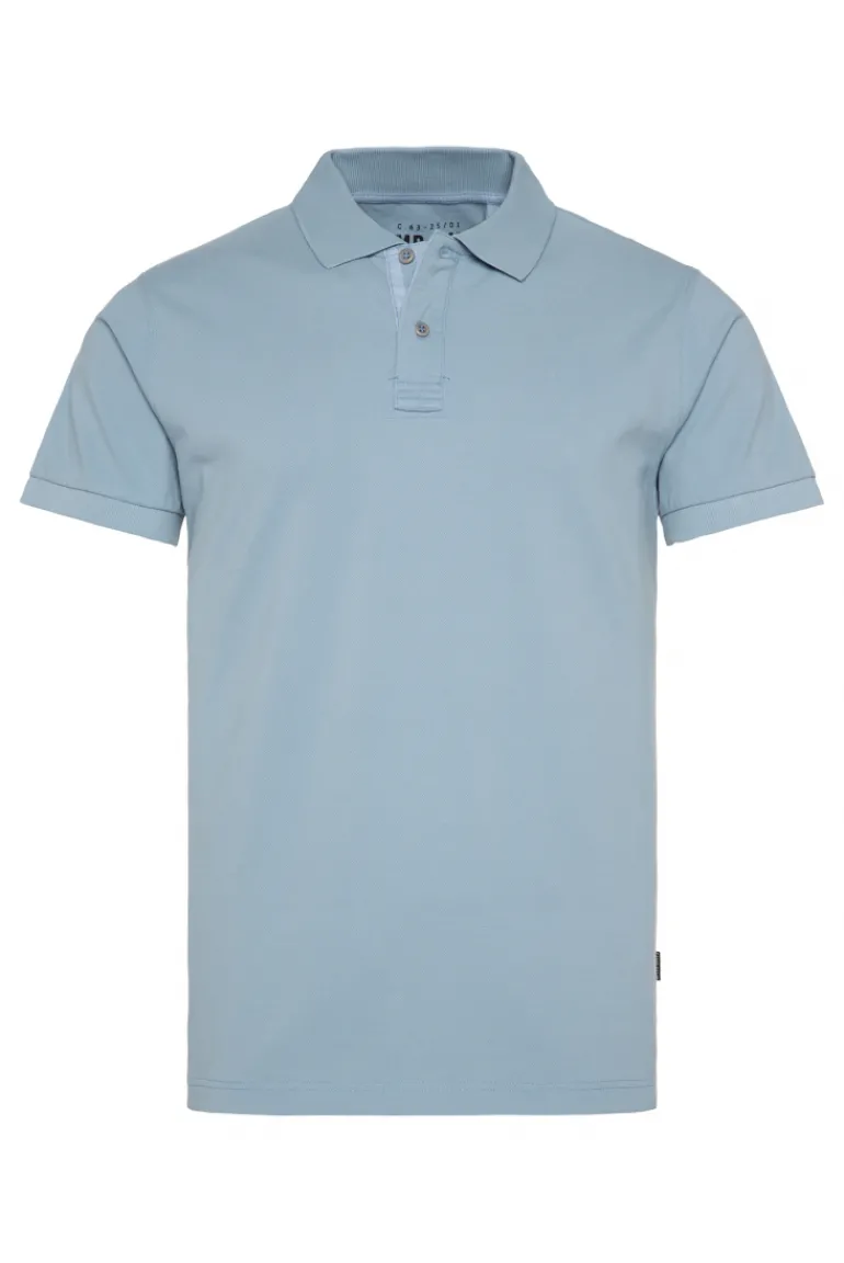 New CAMP DAVID & SOCCX Basic Pikee-Polo mit Trikotkragen new blue newblue