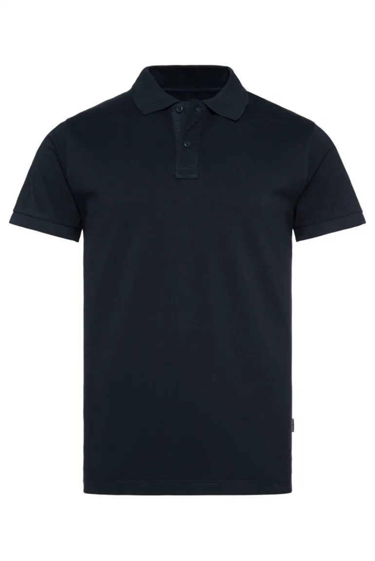 Hot CAMP DAVID & SOCCX Basic Pikee-Polo mit Trikotkragen blue navy bluenavy