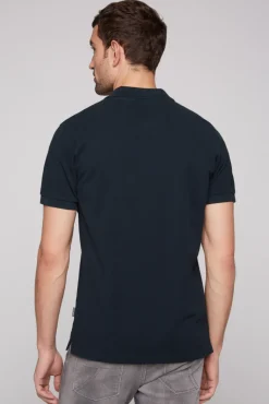Hot CAMP DAVID & SOCCX Basic Pikee-Polo mit Trikotkragen blue navy bluenavy