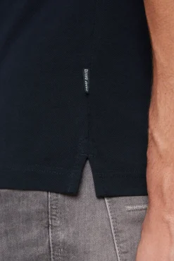 Hot CAMP DAVID & SOCCX Basic Pikee-Polo mit Trikotkragen blue navy bluenavy
