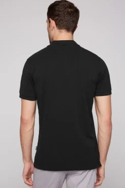 Hot CAMP DAVID & SOCCX Basic Pikee-Polo mit Trikotkragen black
