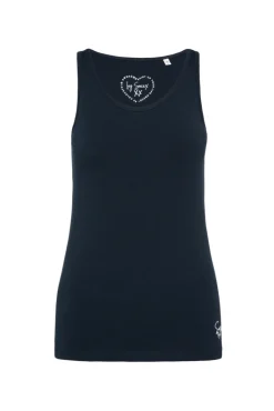 New CAMP DAVID & SOCCX Basic  Top mit  Mini Logo Print blue navy bluenavy