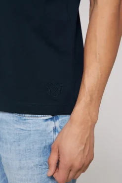 Sale CAMP DAVID & SOCCX Basic T-Shirt mit Rundhalsausschnitt, Doppelpack blue navy / blue navy bluenavy