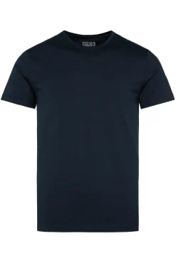 Sale CAMP DAVID & SOCCX Basic T-Shirt mit Rundhalsausschnitt, Doppelpack blue navy / blue navy bluenavy