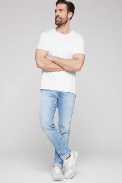 Store CAMP DAVID & SOCCX Basic T-Shirt mit Rundhalsausschnitt, Doppelpack optic white / optic white opticwhite