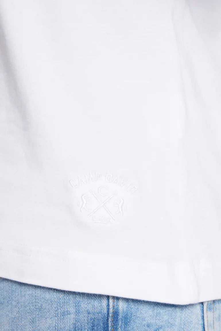 Store CAMP DAVID & SOCCX Basic T-Shirt mit Rundhalsausschnitt, Doppelpack optic white / optic white opticwhite