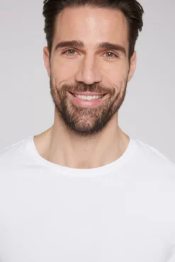 Sale CAMP DAVID & SOCCX Basic T-Shirt mit Rundhalsausschnitt, Doppelpack optic white / optic white opticwhite
