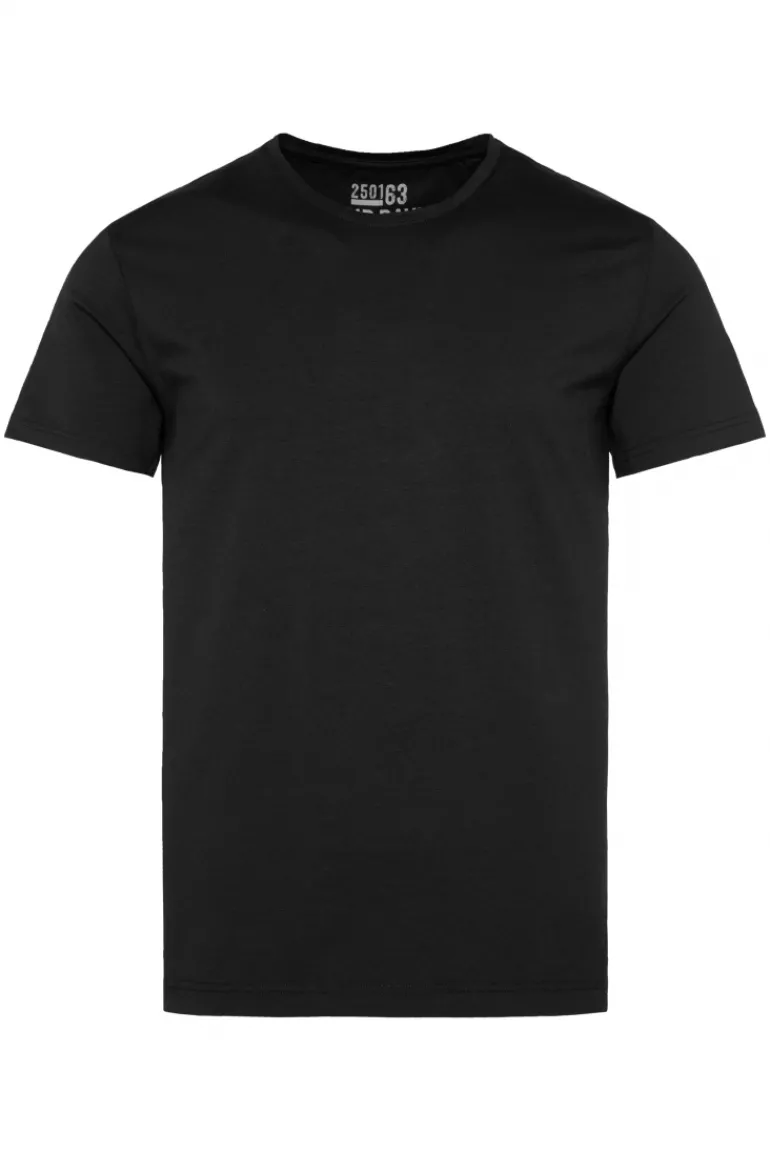 Fashion CAMP DAVID & SOCCX Basic T-Shirt mit Rundhalsausschnitt, Doppelpack / black