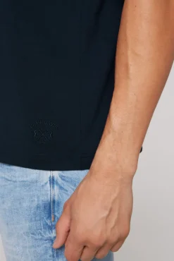 Cheap CAMP DAVID & SOCCX Basic T-Shirt mit V-Neck, Doppelpack blue navy / blue navy bluenavy
