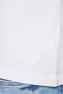 Fashion CAMP DAVID & SOCCX Basic T-Shirt mit V-Neck, Doppelpack optic white / optic white opticwhite