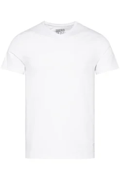 Fashion CAMP DAVID & SOCCX Basic T-Shirt mit V-Neck, Doppelpack optic white / optic white opticwhite