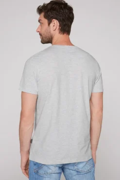 Best CAMP DAVID & SOCCX Basic T-Shirt Rundhals 2er-Pack grey melange greymelange