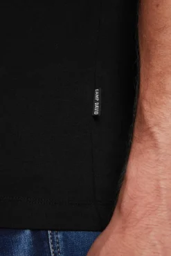 Sale CAMP DAVID & SOCCX Basic T-Shirt Rundhals 2er-Pack black