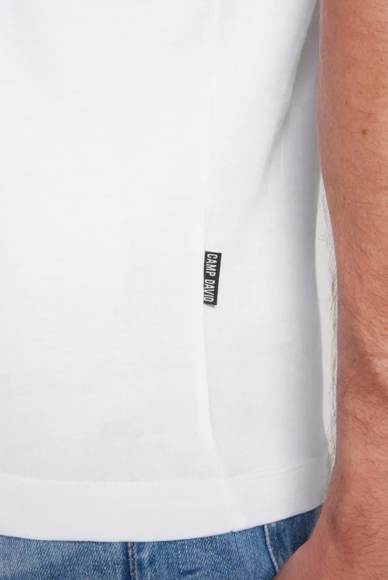 Shop CAMP DAVID & SOCCX Basic T-Shirt Rundhals 2er-Pack opticwhite
