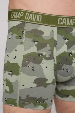 Store CAMP DAVID & SOCCX Boxershorts mit All Over Print, 2er-Pack desert / light khaki
