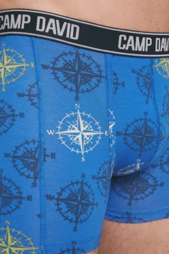 Shop CAMP DAVID & SOCCX Boxershorts mit All Over Print, 2er-Pack electric blue / red