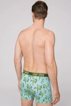 Discount CAMP DAVID & SOCCX Boxershorts mit All Over Print, 2er-Pack khaki / aqua