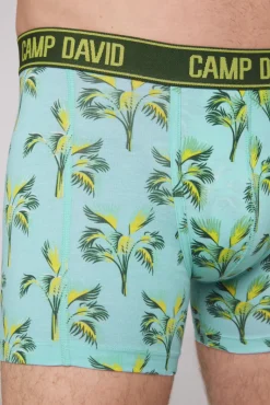 Discount CAMP DAVID & SOCCX Boxershorts mit All Over Print, 2er-Pack khaki / aqua