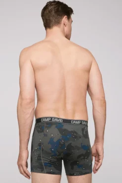 Clearance CAMP DAVID & SOCCX Boxershorts mit All Over Print, 2er-Pack light blue / anthra