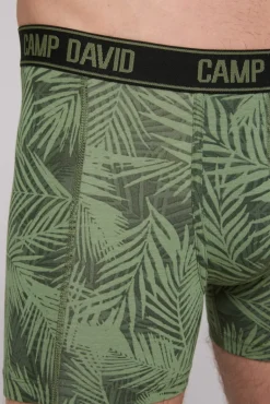 Outlet CAMP DAVID & SOCCX Boxershorts mit All Over Print, 2er-Pack khaki / sky blue khakikyblue