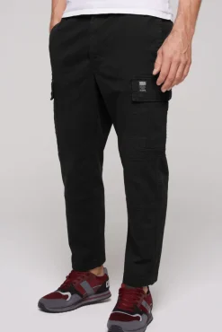 Best Sale CAMP DAVID & SOCCX Cargohose mit Klappentaschen black