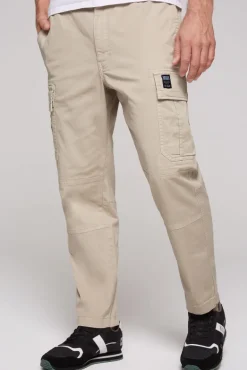 Shop CAMP DAVID & SOCCX Cargohose mit Klappentaschen neutral beige neutralbeige