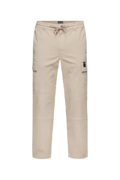 Shop CAMP DAVID & SOCCX Cargohose mit Klappentaschen neutral beige neutralbeige