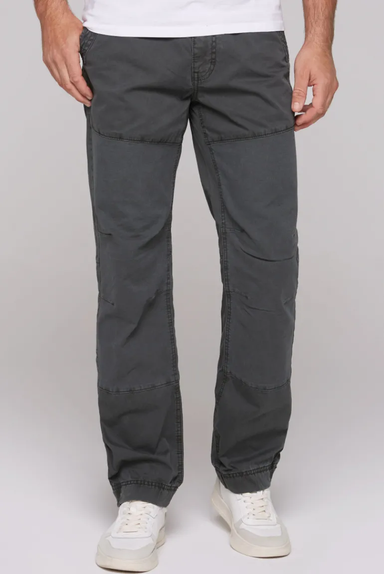 Best Sale CAMP DAVID & SOCCX Cargohose mit tonigen Canvas-Details granite