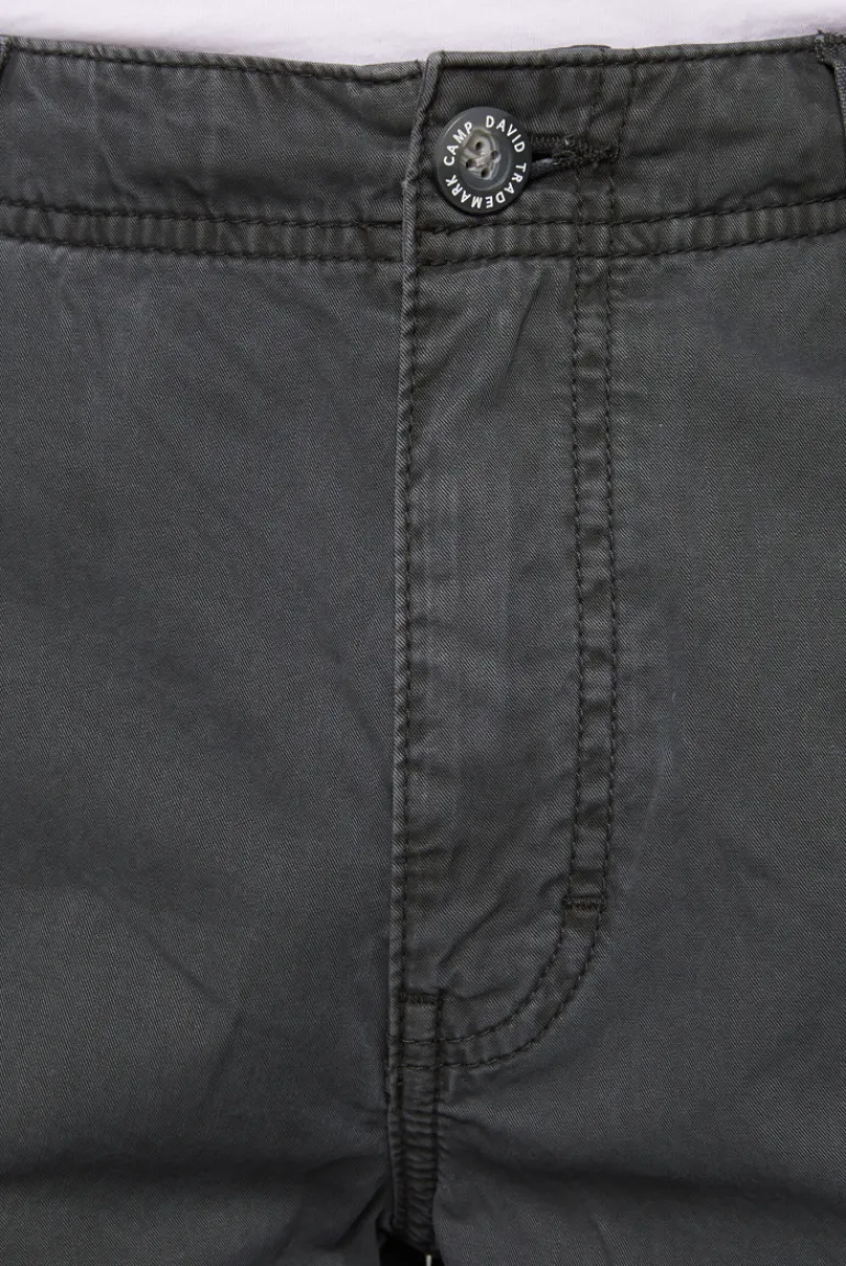 Best Sale CAMP DAVID & SOCCX Cargohose mit tonigen Canvas-Details granite