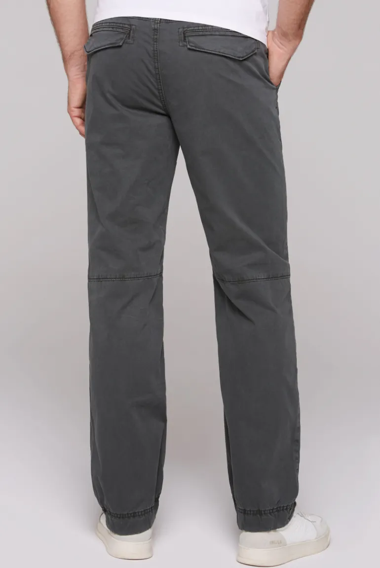 Best Sale CAMP DAVID & SOCCX Cargohose mit tonigen Canvas-Details granite