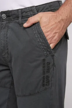 Best Sale CAMP DAVID & SOCCX Cargohose mit tonigen Canvas-Details granite