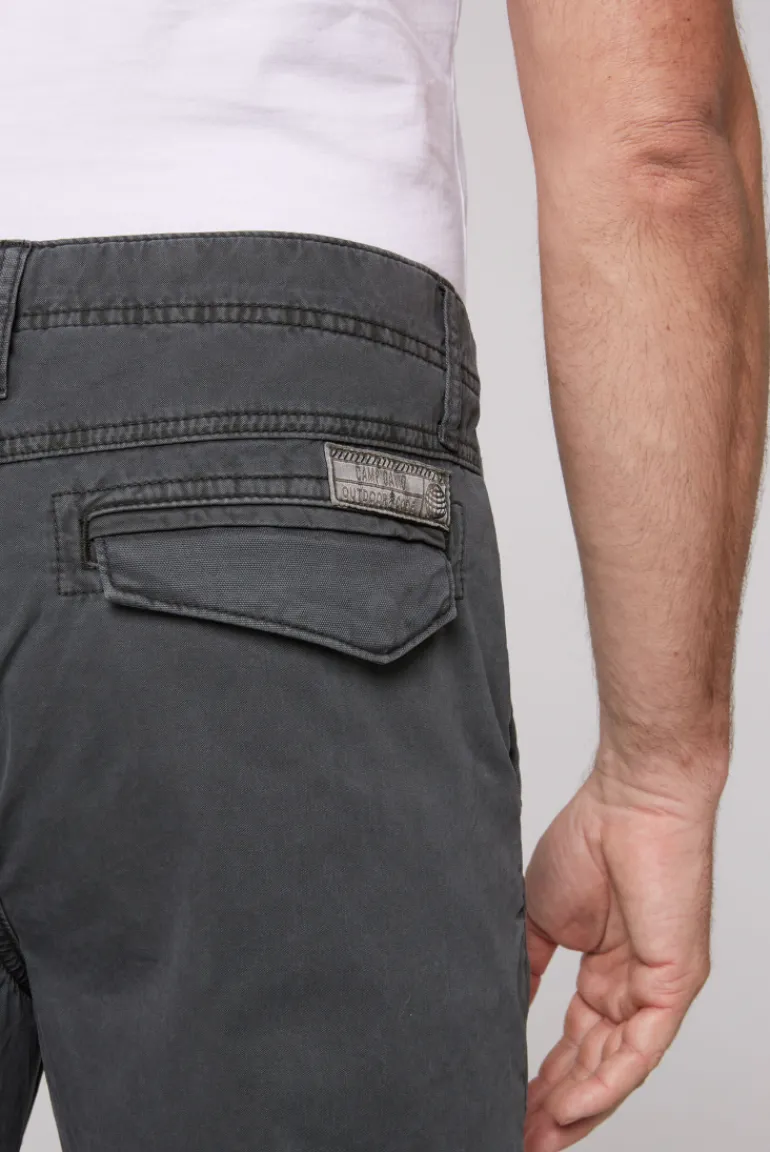 Best Sale CAMP DAVID & SOCCX Cargohose mit tonigen Canvas-Details granite