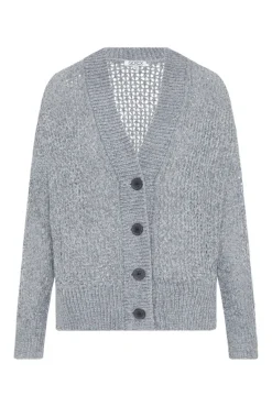 Best CAMP DAVID & SOCCX Chenille-Cardigan mit Strickmuster cold grey coldgrey