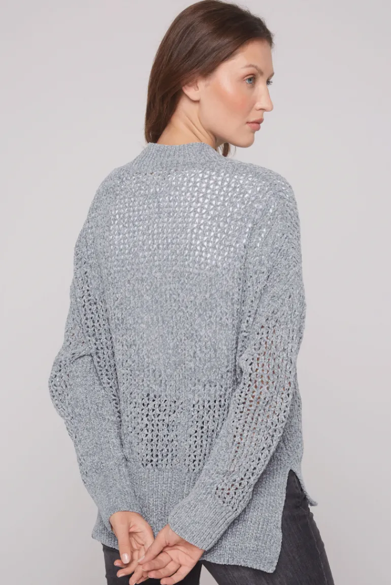 Best CAMP DAVID & SOCCX Chenille-Cardigan mit Strickmuster cold grey coldgrey