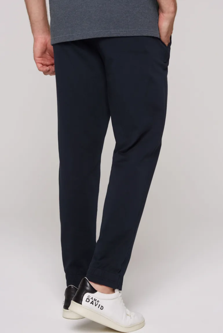 Fashion CAMP DAVID & SOCCX Chinohose mit Jogger-Details blue navy bluenavy