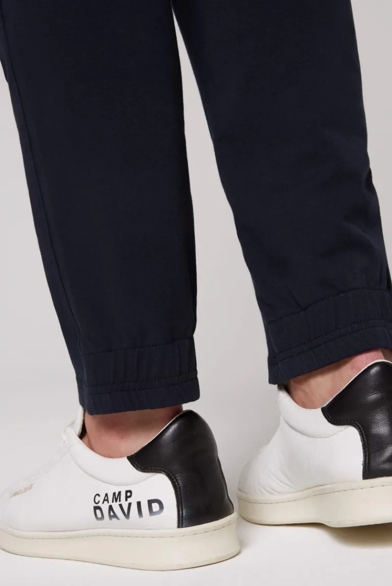 Fashion CAMP DAVID & SOCCX Chinohose mit Jogger-Details blue navy bluenavy
