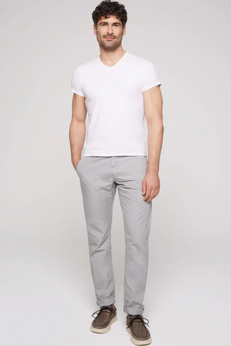 Discount CAMP DAVID & SOCCX Chinohose Stone Washed sleet