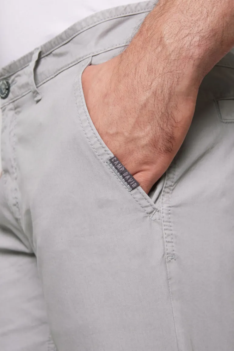 Discount CAMP DAVID & SOCCX Chinohose Stone Washed sleet