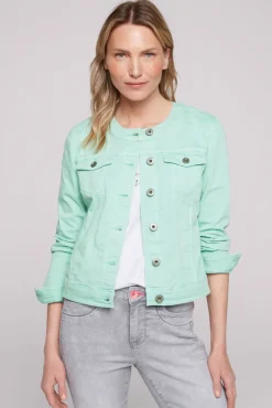 Best CAMP DAVID & SOCCX Coloured Jeansjacke JE:SSY minty leaf washed mintyleafwashed