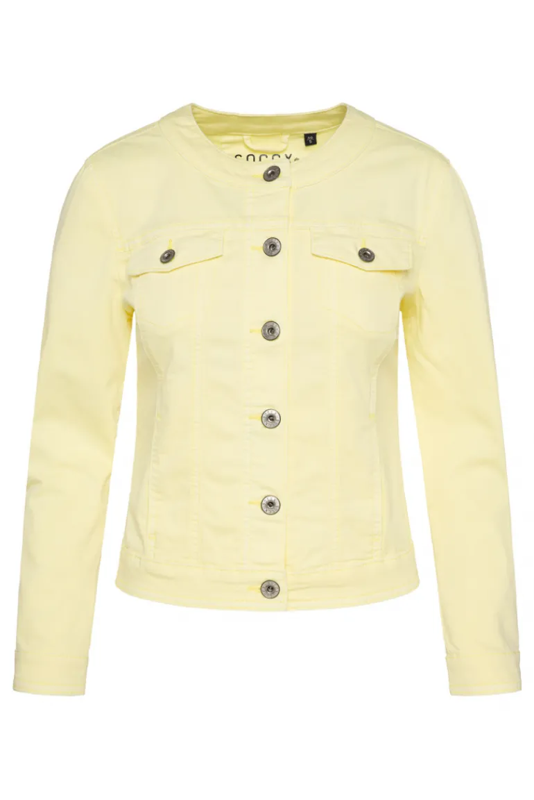 Best CAMP DAVID & SOCCX Coloured Jeansjacke JE:SSY faded yellow fadedyellow