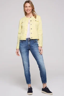Best CAMP DAVID & SOCCX Coloured Jeansjacke JE:SSY faded yellow fadedyellow